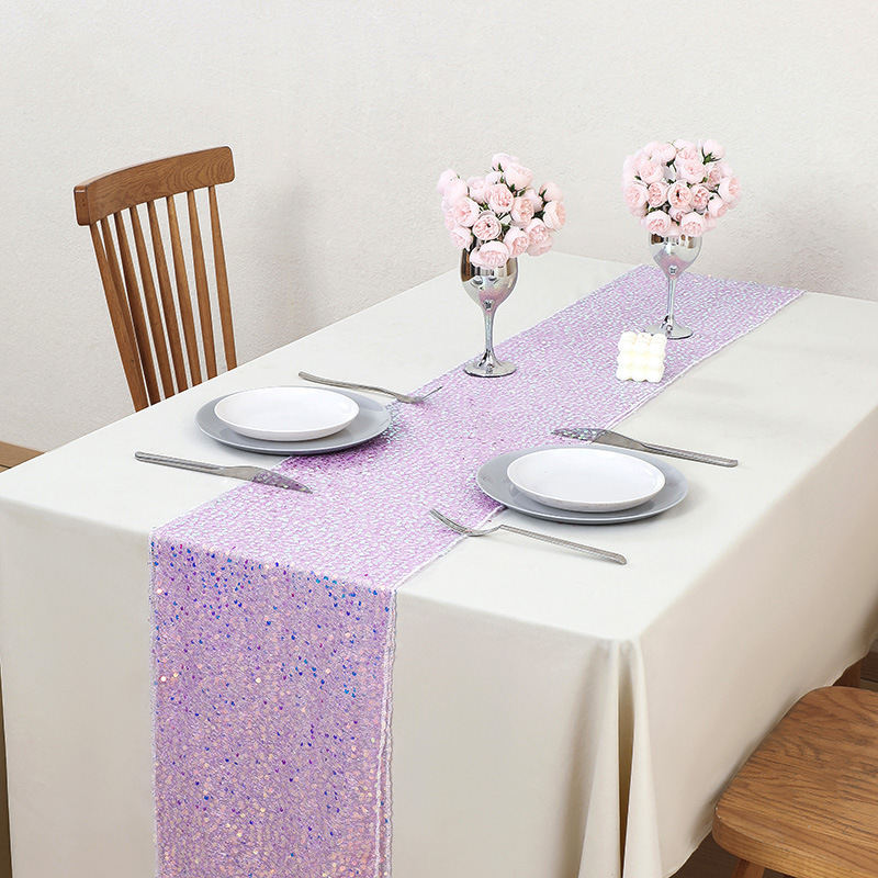 Table Runner Sequin - Sequin Table Runner Glitter Sparkly Table