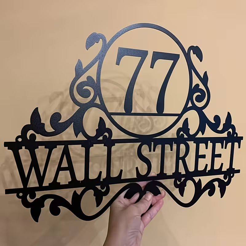 Custom Metal House Number & St - Wedding Party Supply review and price
