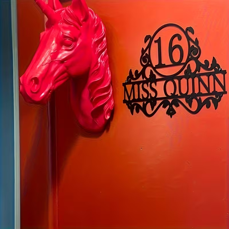 Custom Metal House Number & St - Wedding Party Supply review and price