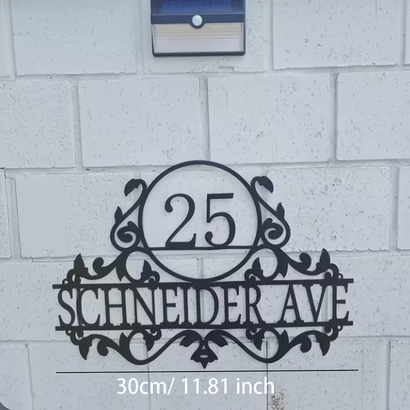 Custom Metal House Number & St - Wedding Party Supply review and price