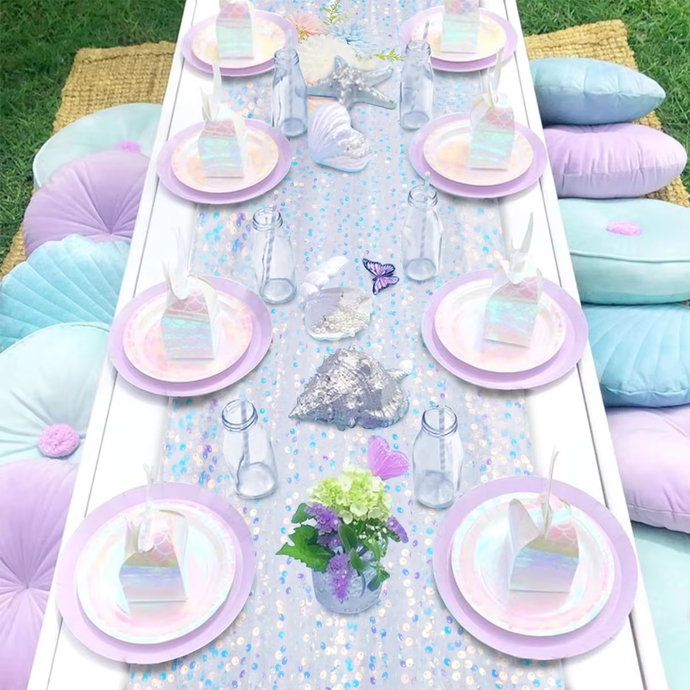 Glitter Iridescent Sequin Tabl - Table Runner Sequin review and price