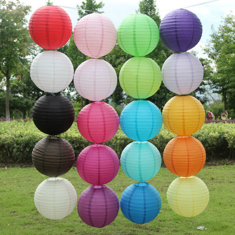 Coffee Chinese Round Paper Lan - Wedding Event Supply review and price