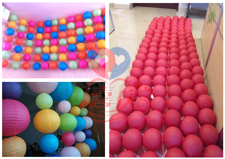 Coffee Chinese Round Paper Lan - Wedding Event Supply review and price