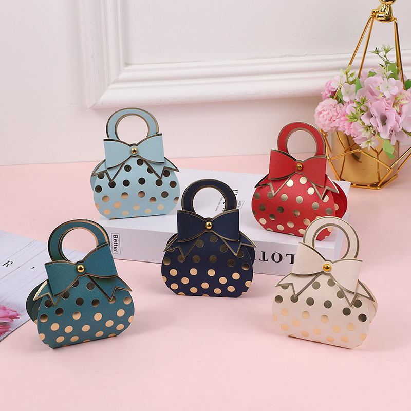 50-100PCS Polka Dot Bow Candy  - Wedding Supply.Box review and price