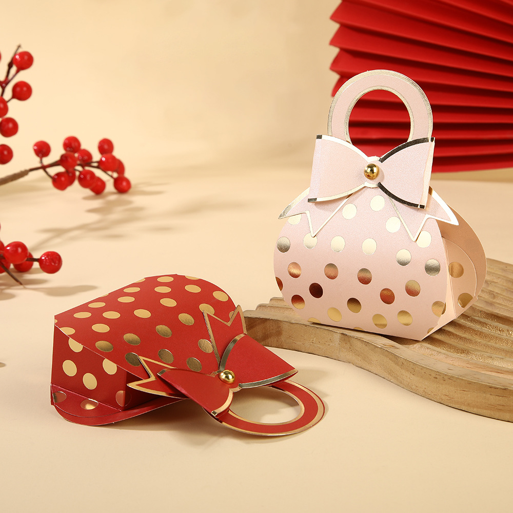 50-100PCS Polka Dot Bow Candy  - Wedding Supply.Box review and price