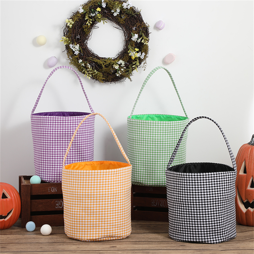 Plaid Halloween Baskets Trick  - Wedding Hampers review and price