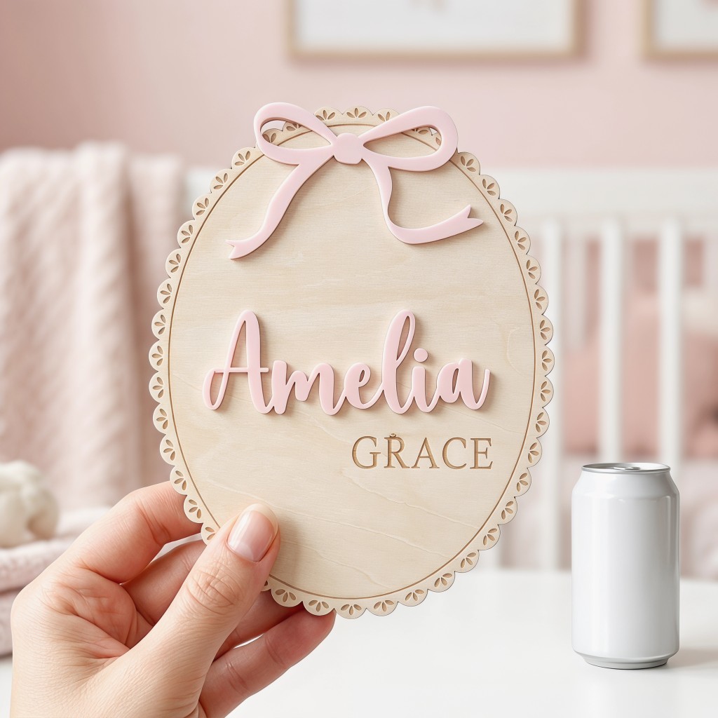 1Pc Custom Bow Lace Edge Baby  - Wedding Party Supply review and price