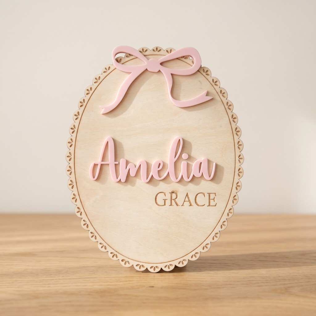 1Pc Custom Bow Lace Edge Baby  - Wedding Party Supply review and price