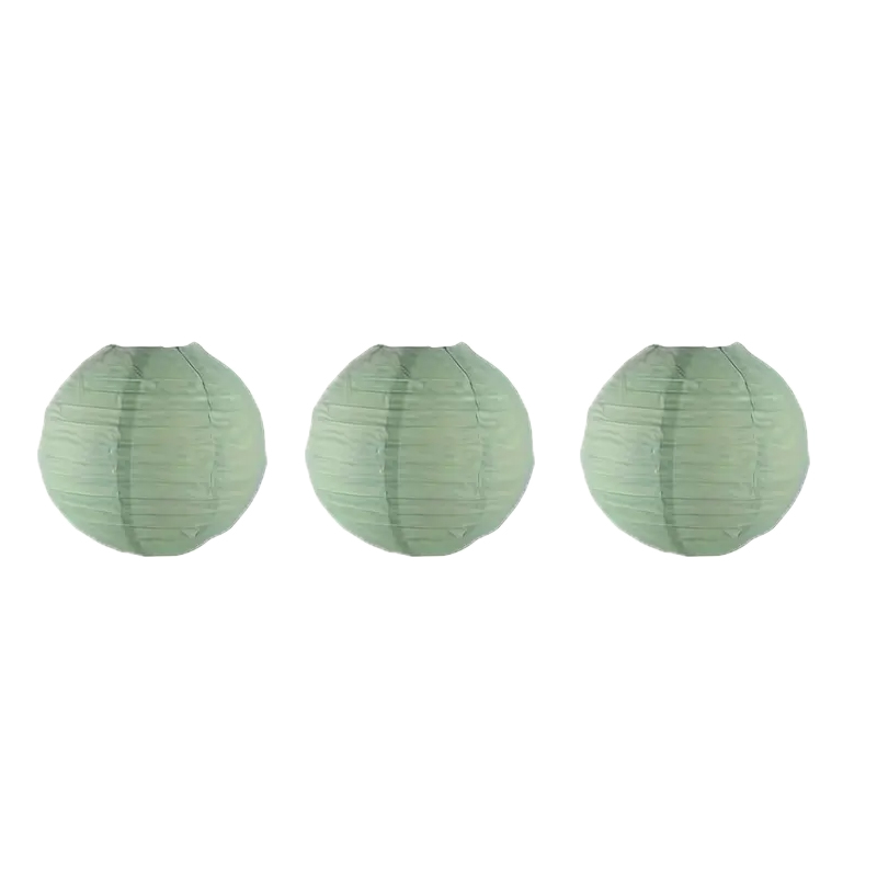 3Pcs Round Hanging Sage Green  - Wedding Event Supply review and price