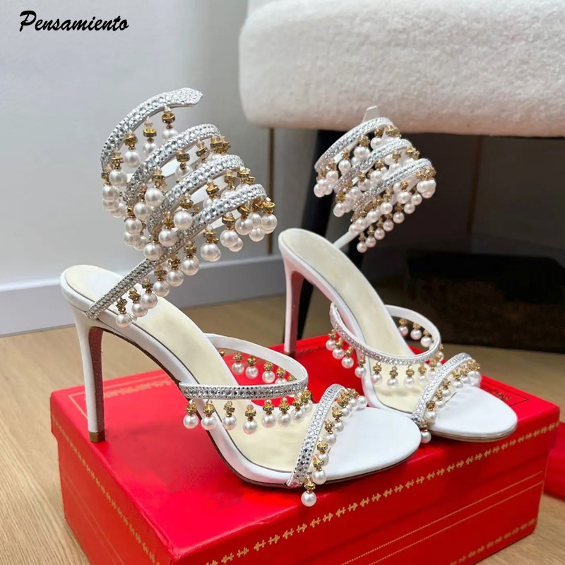 Luxury Rhinestones Pearls Tass - Wedding Fx review and price
