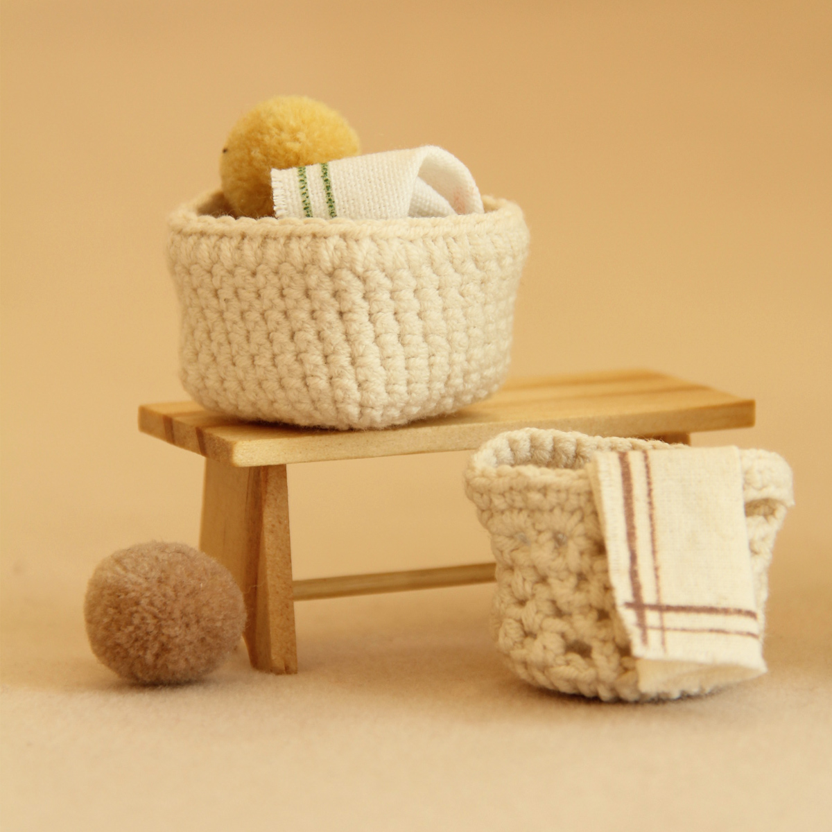 1:12 Miniature Handmade Croche - Wedding Hampers review and price